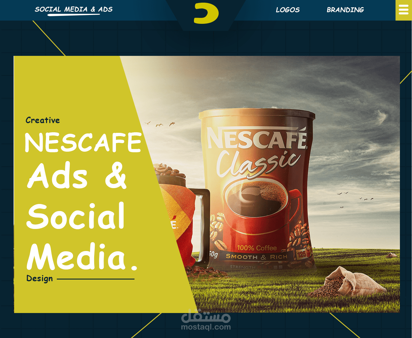 Social Media Design - NESCAFE Design