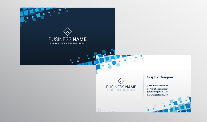 تصميم كارت أعمال ( بزنس كارد - Business card )