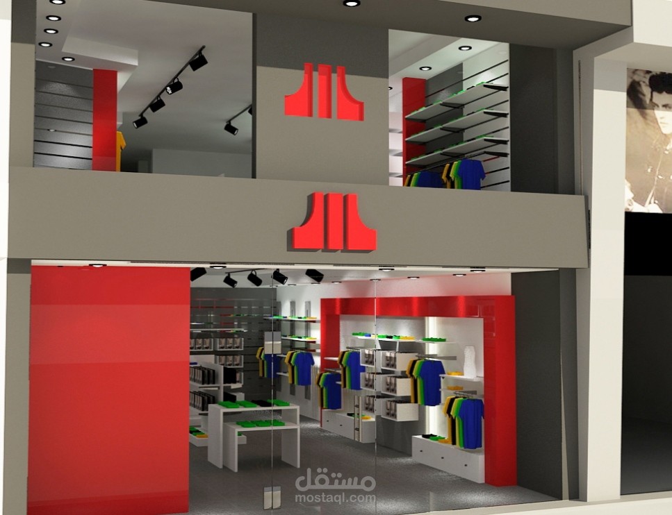 تصميم المحال التجارية