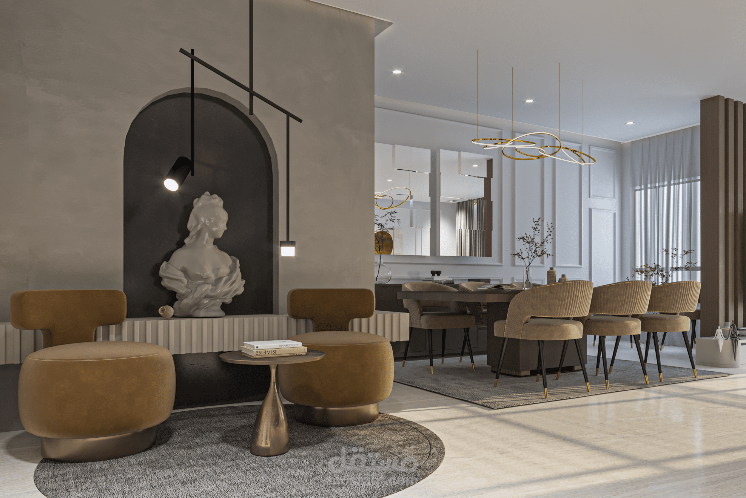 Reception and kitchen Design