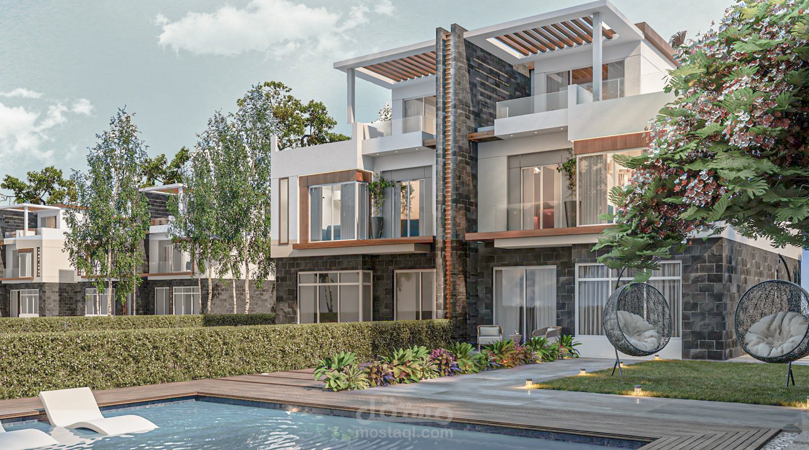 Elevation and landscape design