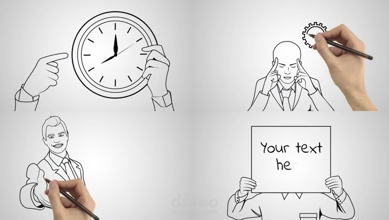 فيديو انيميشن يوضح فكرة عمل معين تريده .. او موقع الكتروني .. يمكننا عمل مثل هذا