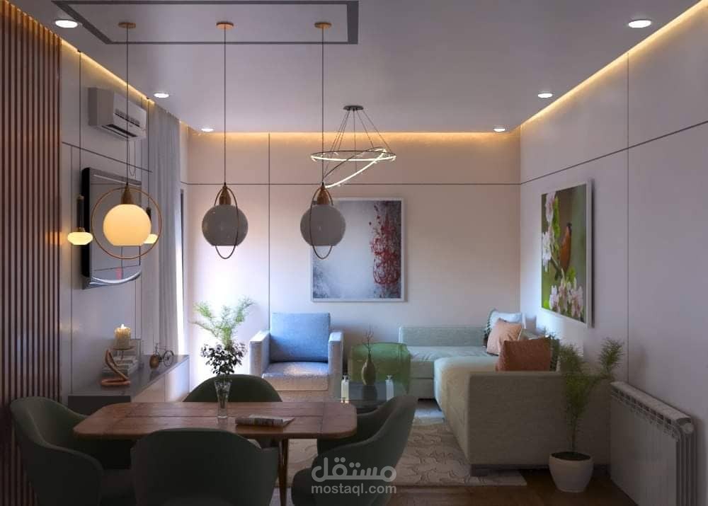 تصاميم داخية لشقق و فلل