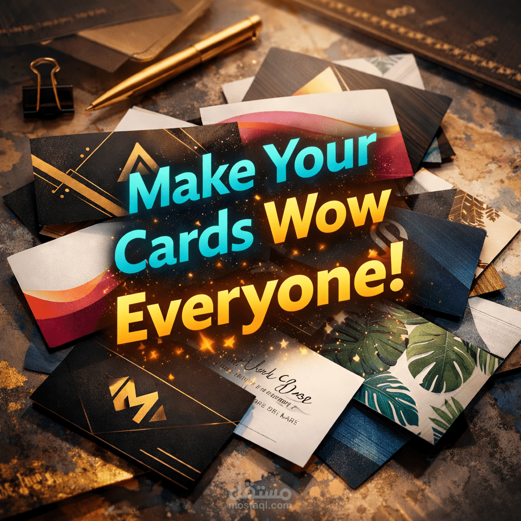 تصميم بطاقة عمل / Business card
