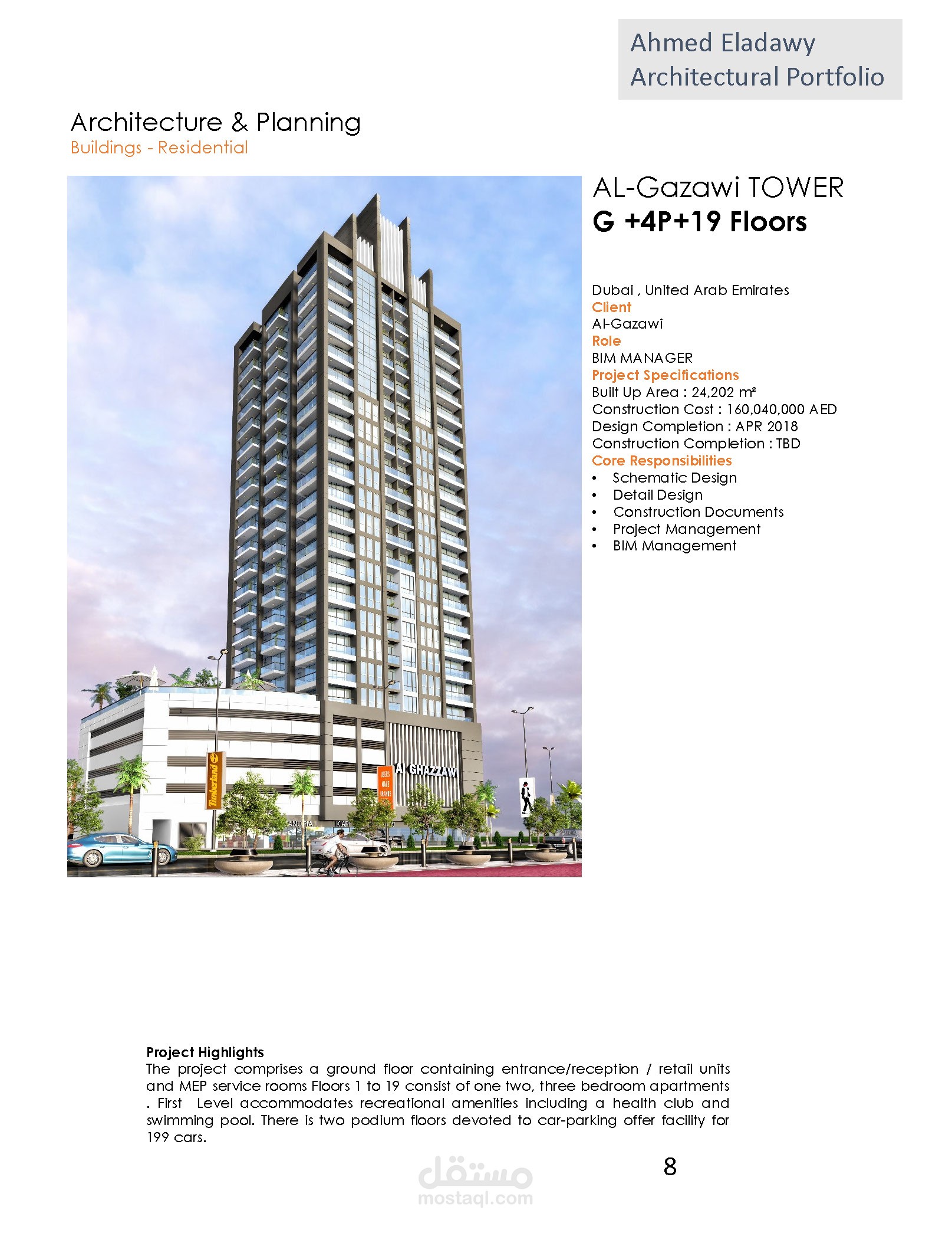 AL-Gazawi TOWER G +4P+19 Floors