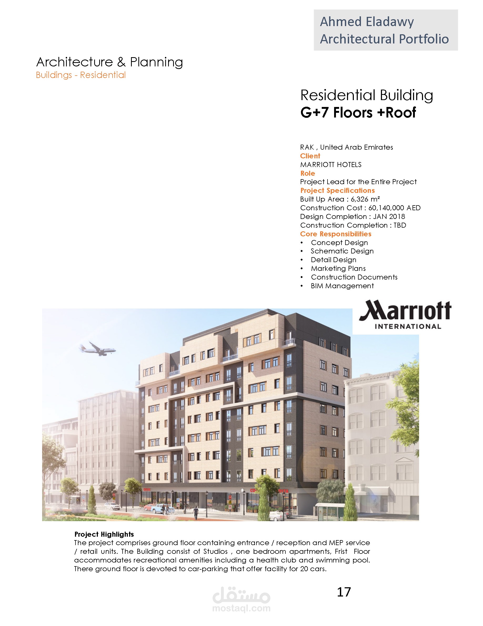 Residential Building G+7 Floors +Roof