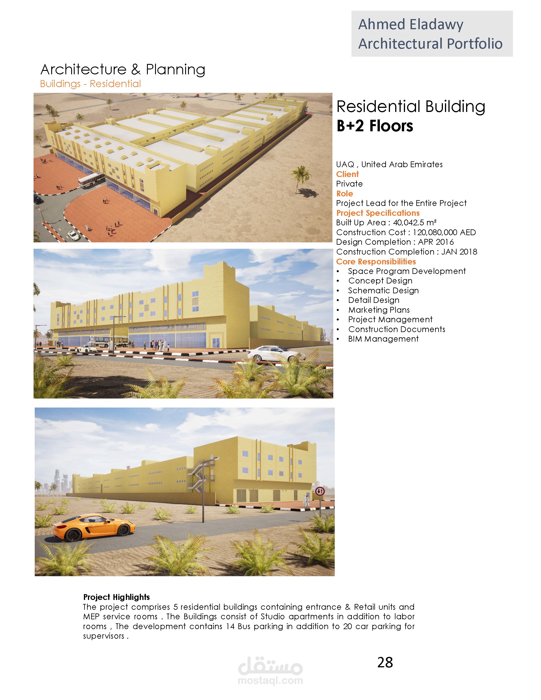 Residential Building B+2 Floors