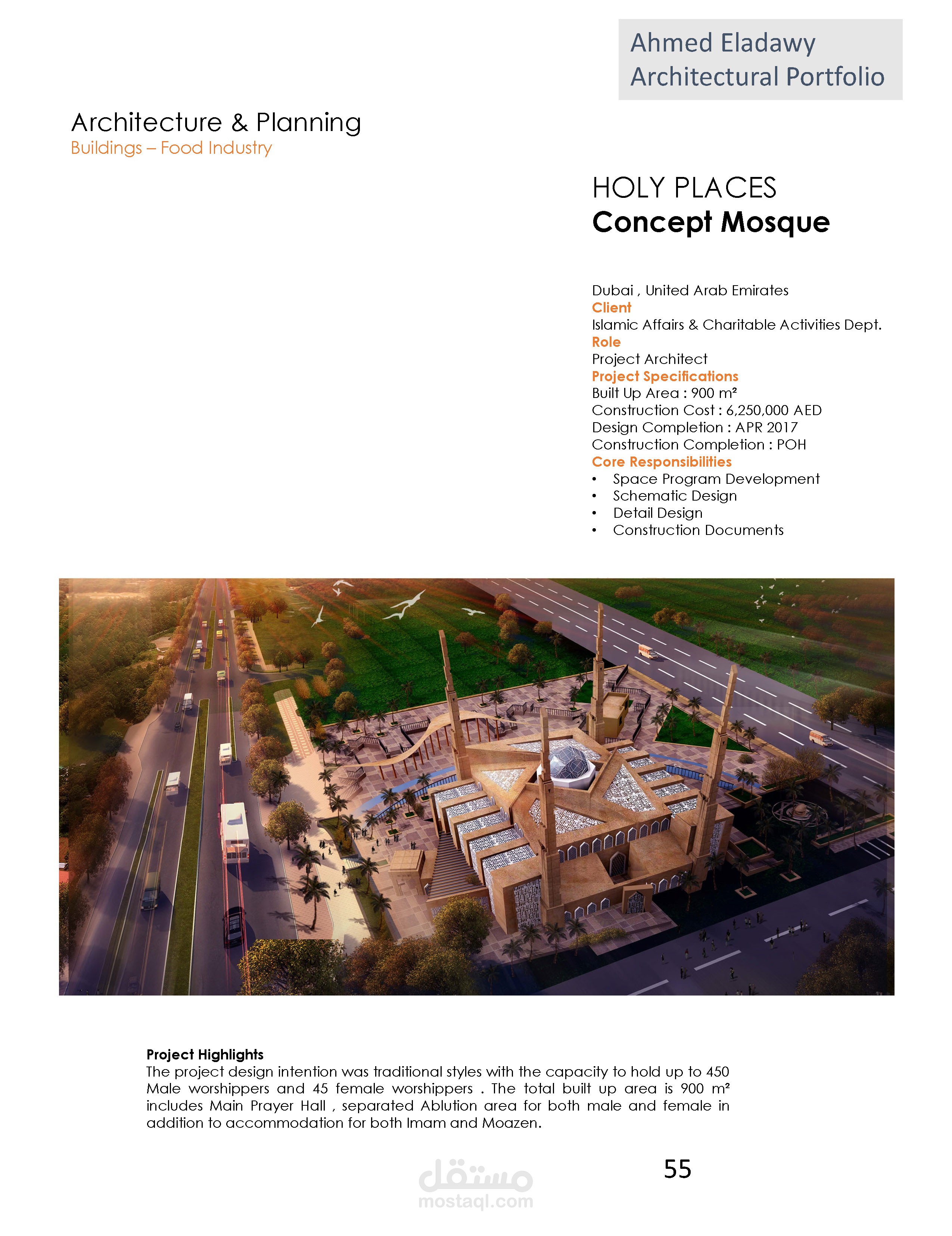 HOLY PLACES Concept Mosque