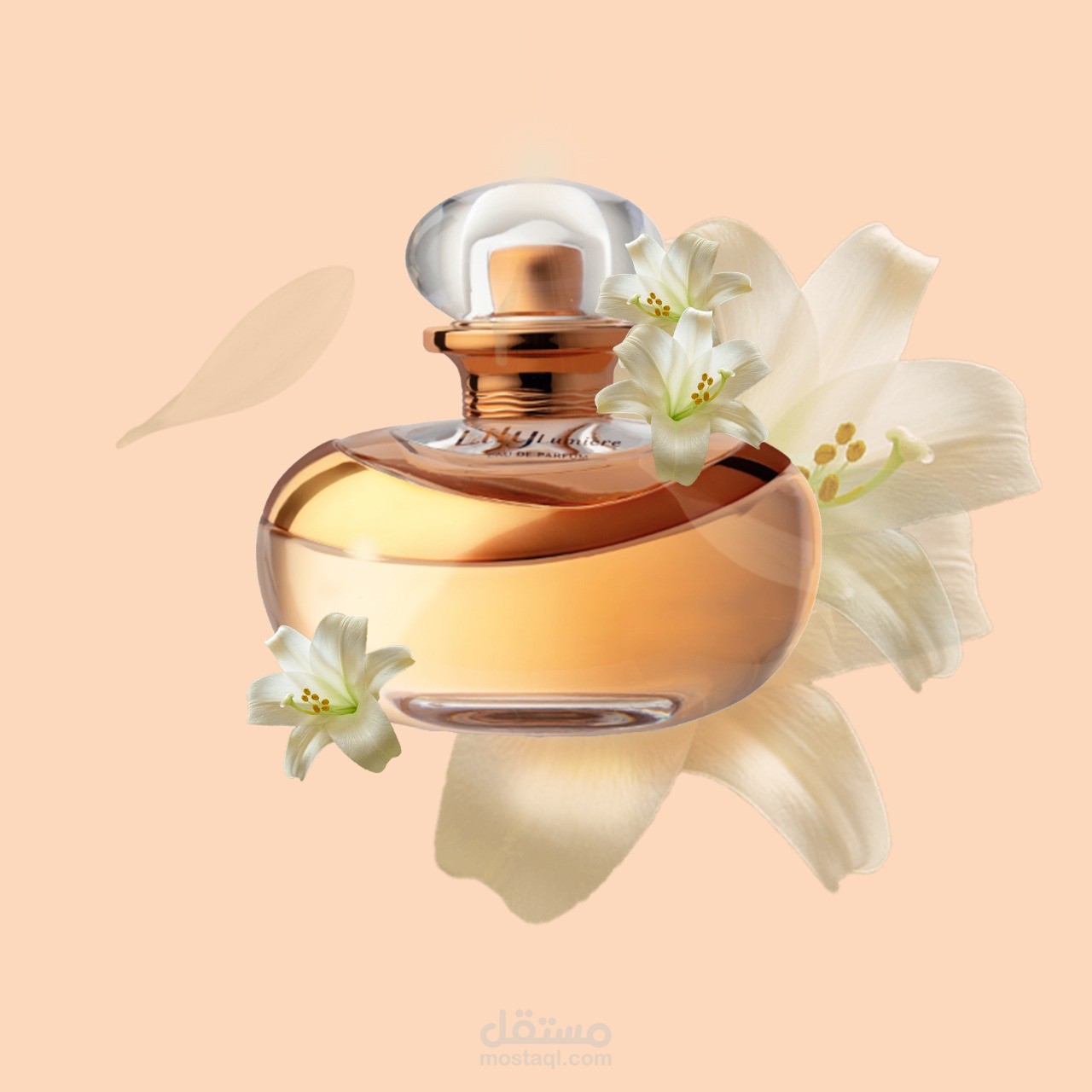تصميم عطر بالزهور