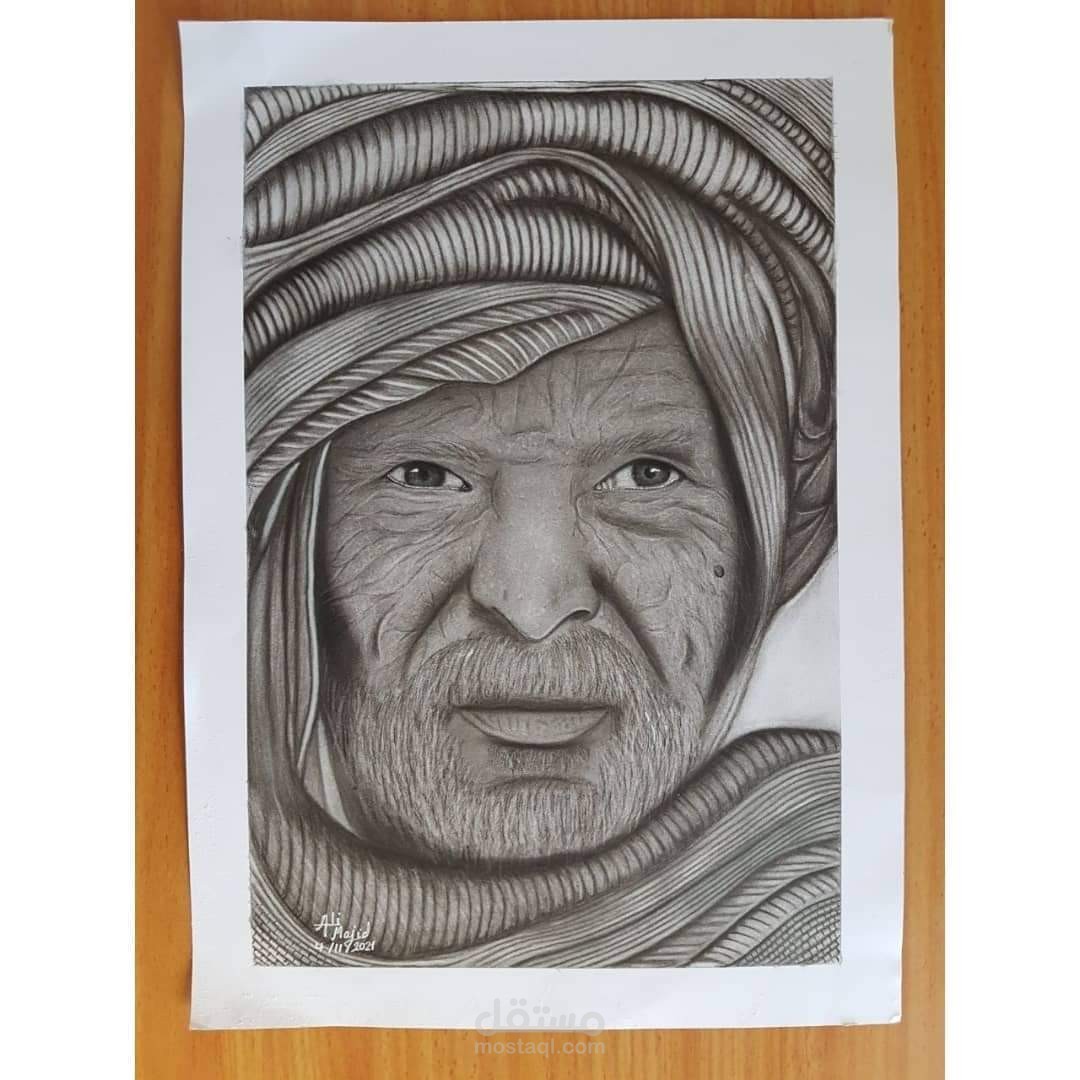 رسم شخصيات باقلام الرصاص
