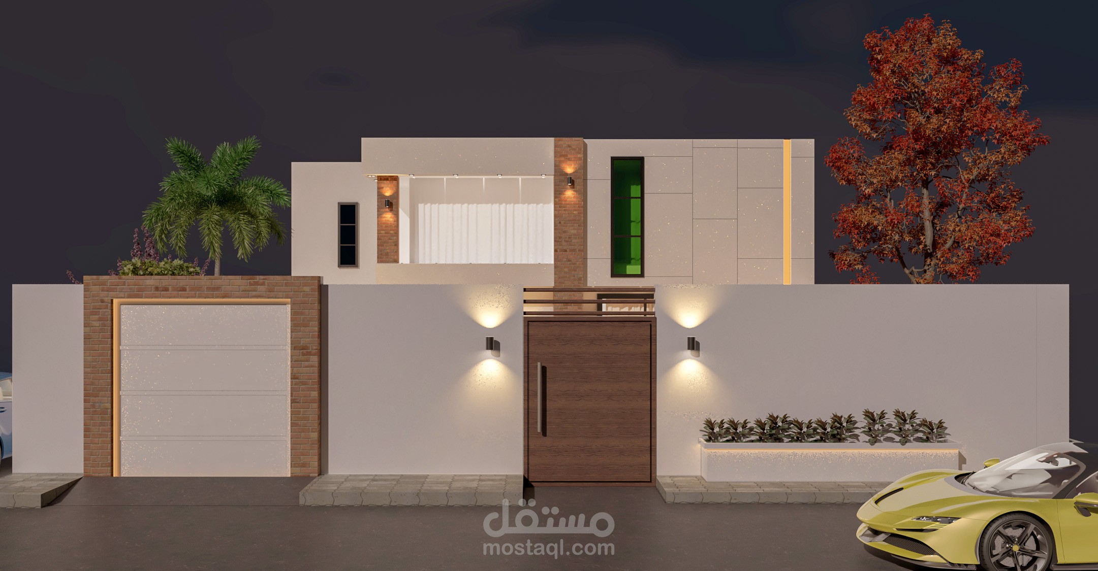 واجهة مودرن