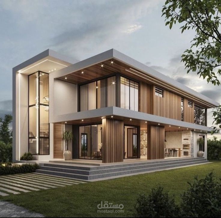 تصميم فيلا بمودرن ستايل