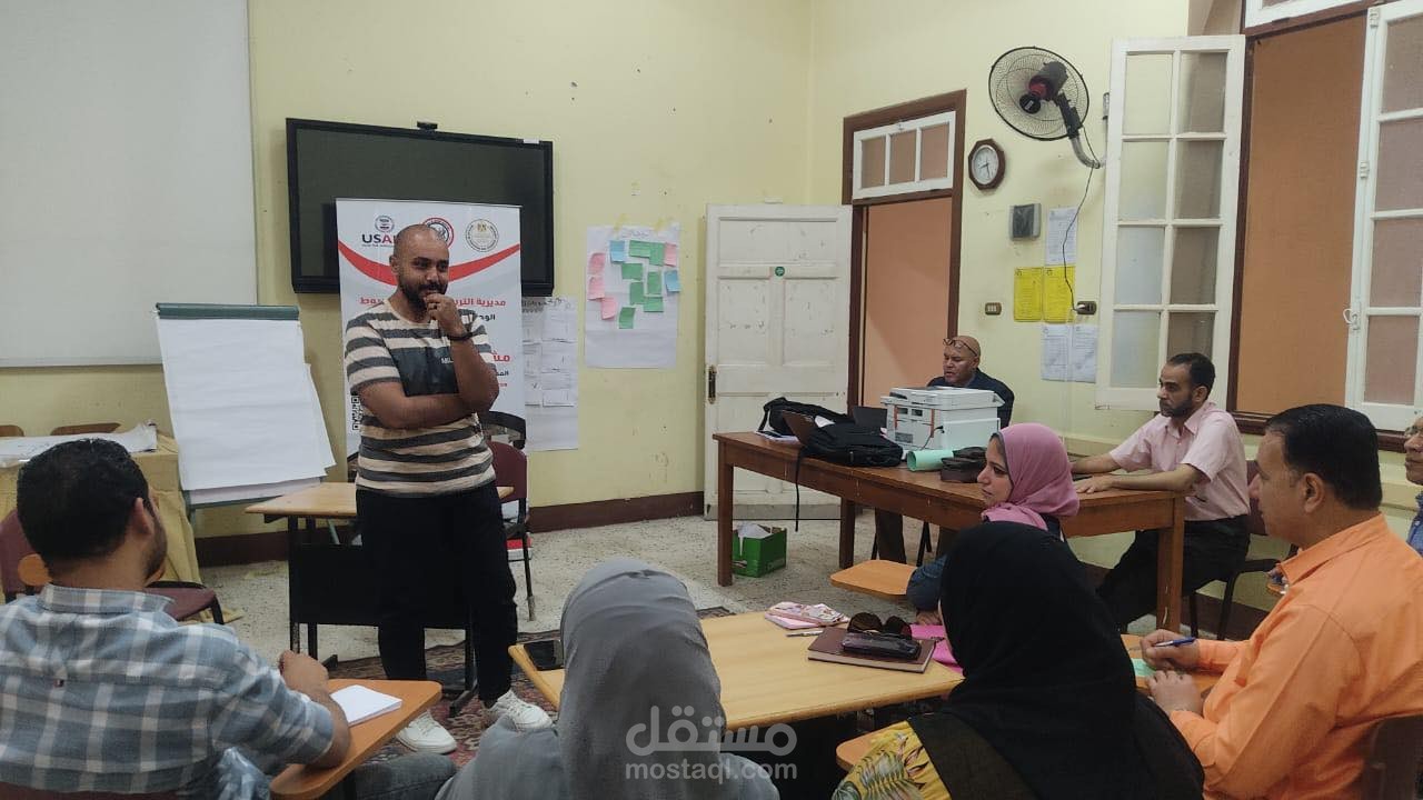 تدريب مسؤولين التوظيف بمديرة التربية والتعليم باسيوط لمشروع قوي عاملة مصر