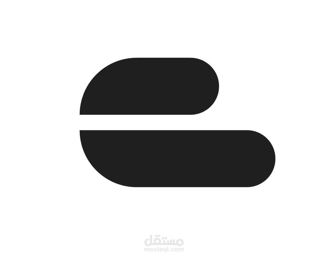تصميم شعار حرف  B