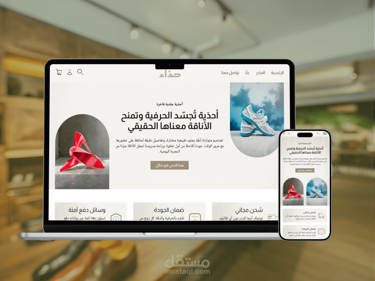 متجر حذاء (تجريبي)