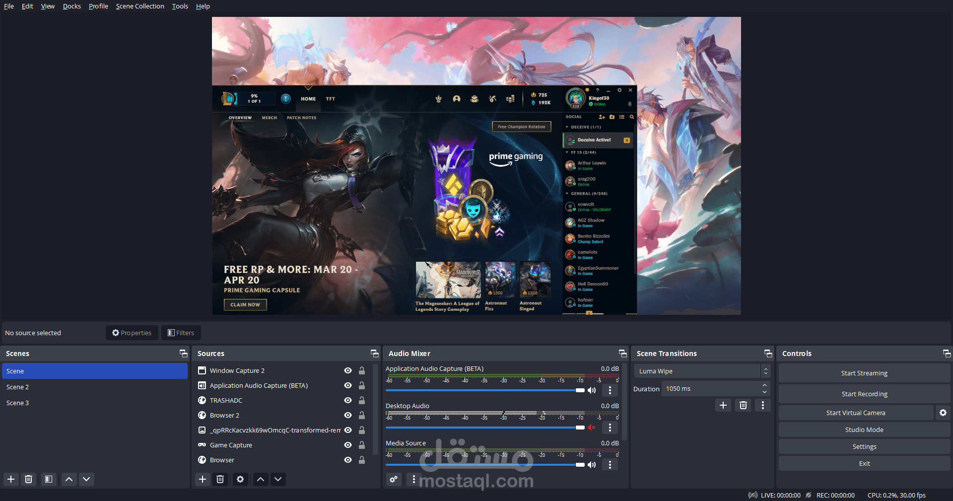 OBS and StreamlabsOBS