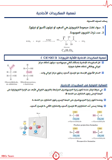 كتابة وتنسيق محاضرة لفريق الكريات الحمراء RBCs