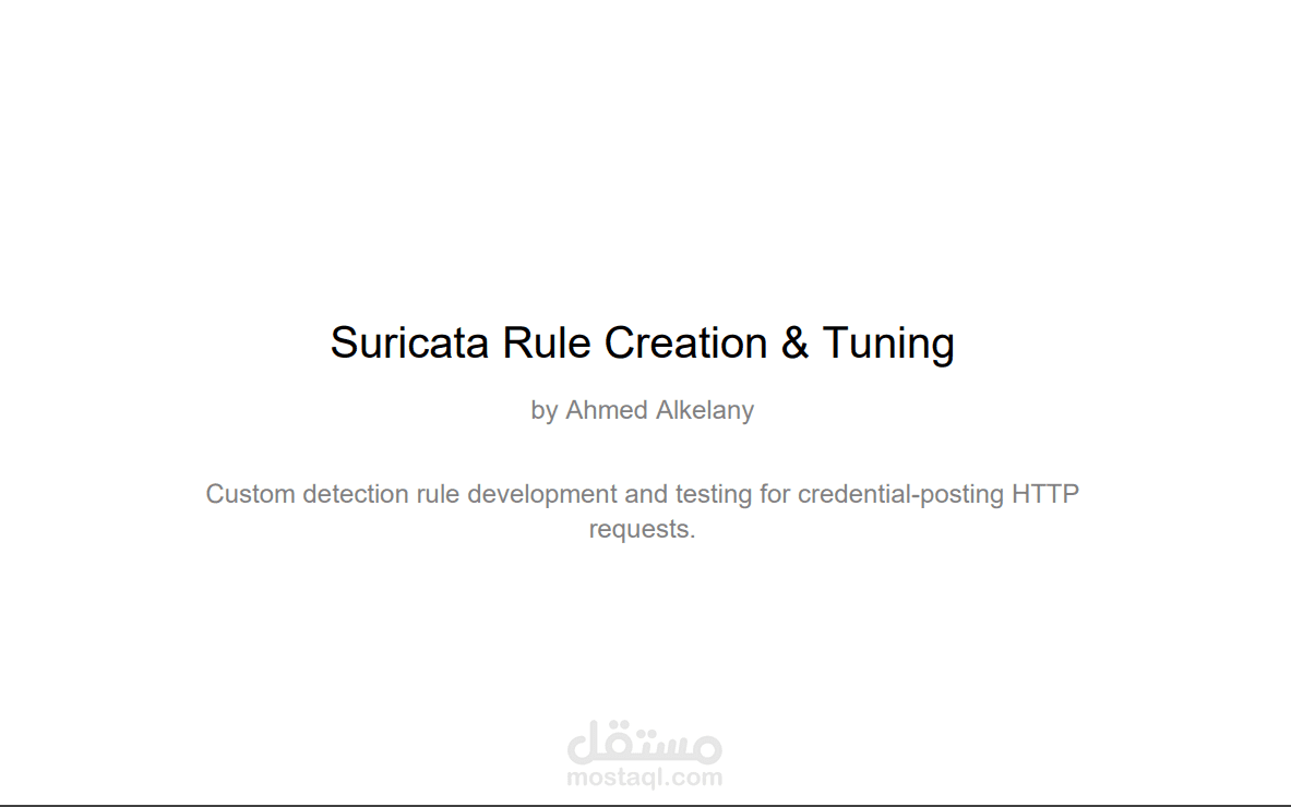 Suricata_Rule_Tuning_by_Ahmed_Alkelany