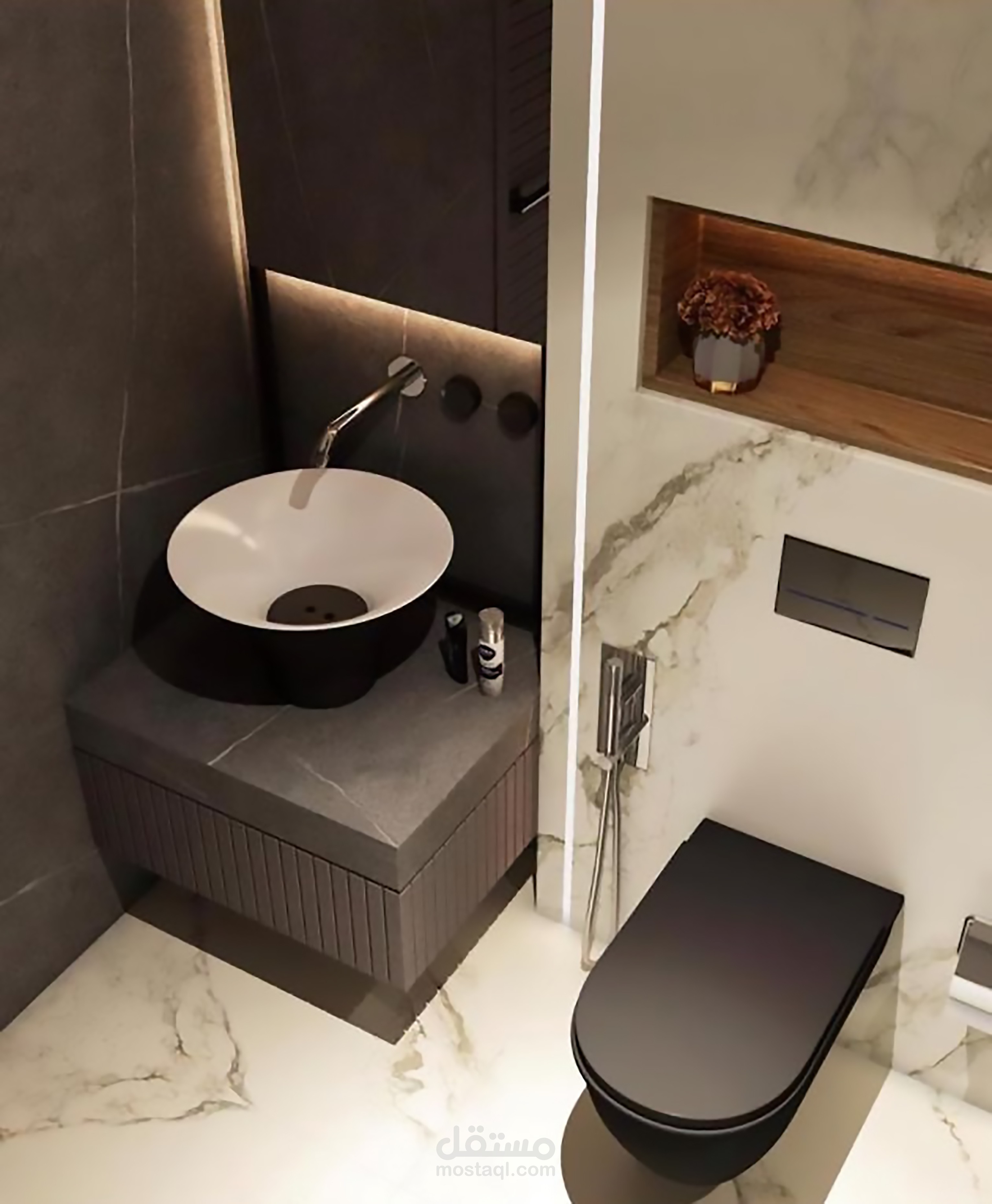 تصميم دورة مياه