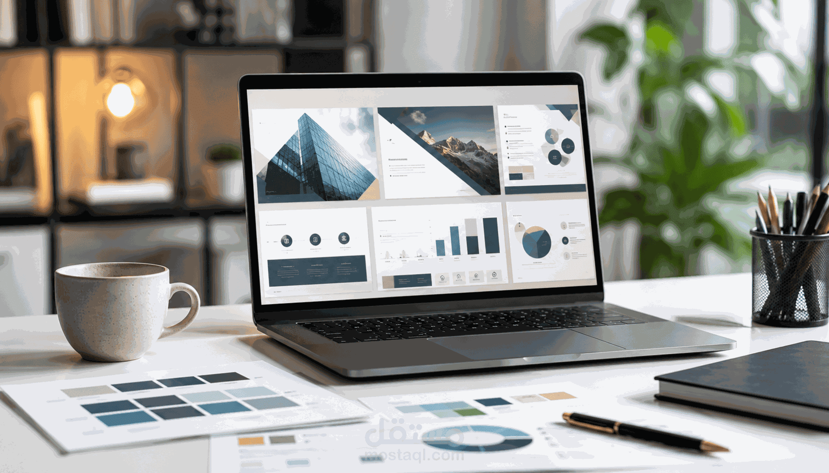 تصميم بريزنتيشن PowerPoint احترافي ومنظم وجذاب