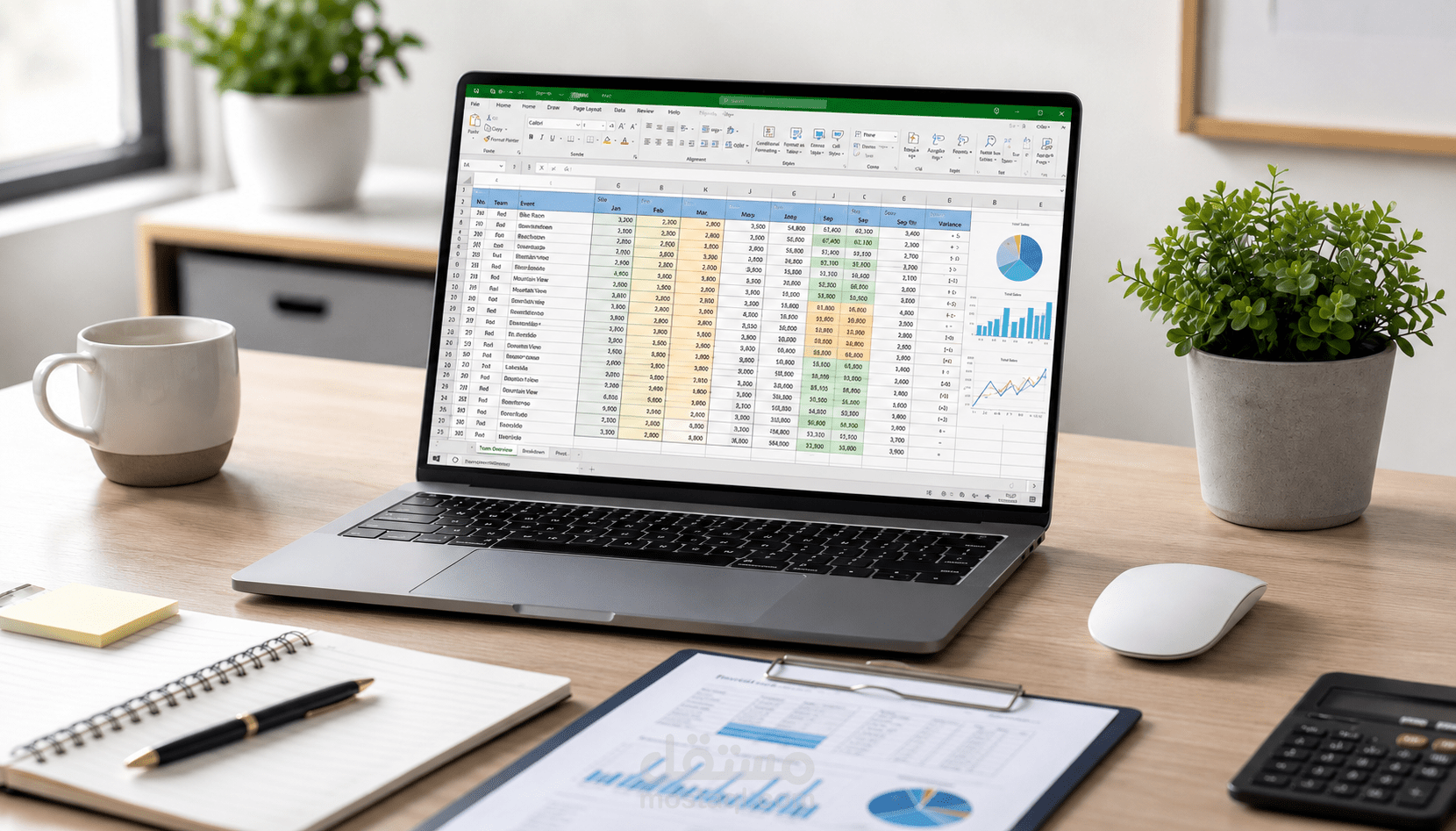 إدخال وتنظيم البيانات باحترافية على Excel أو Google Sheets