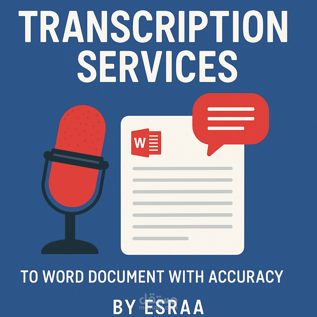 كتابة وتفريغ صوتي من تسجيلات أو فيديوهات إلى ملف Word بدقة
