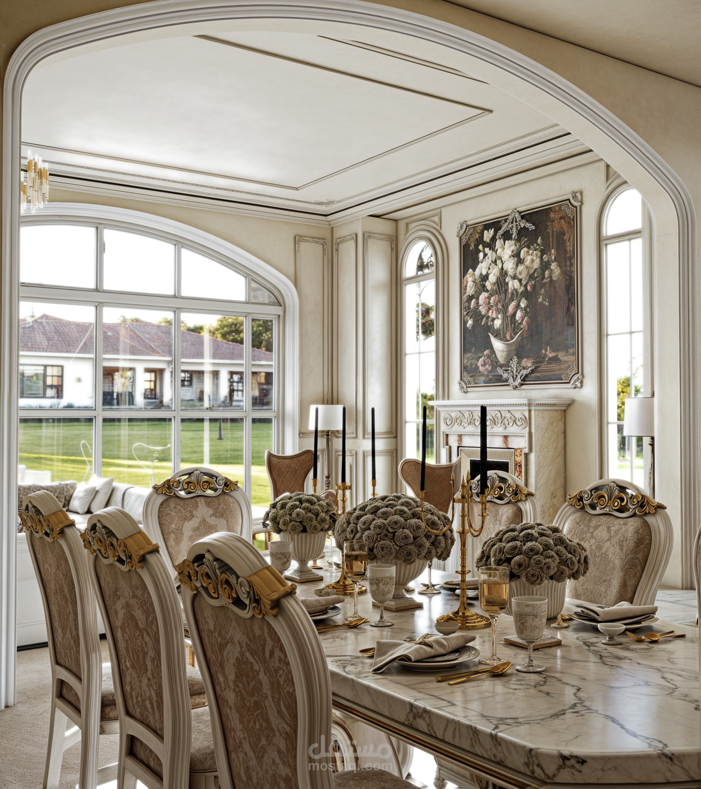 منزل بطابع كلاسيكي