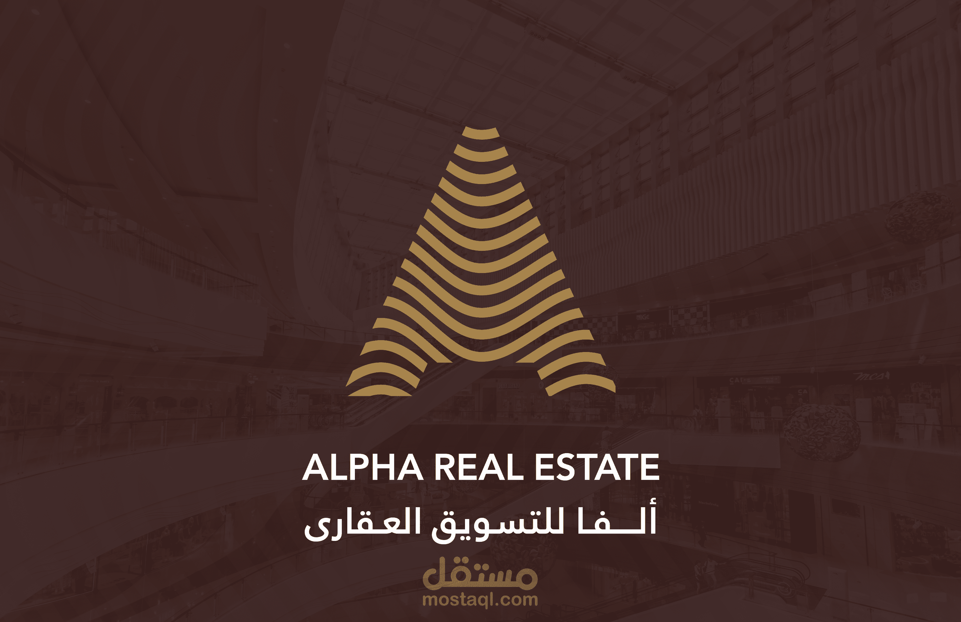 Alpha real estate Visual identity