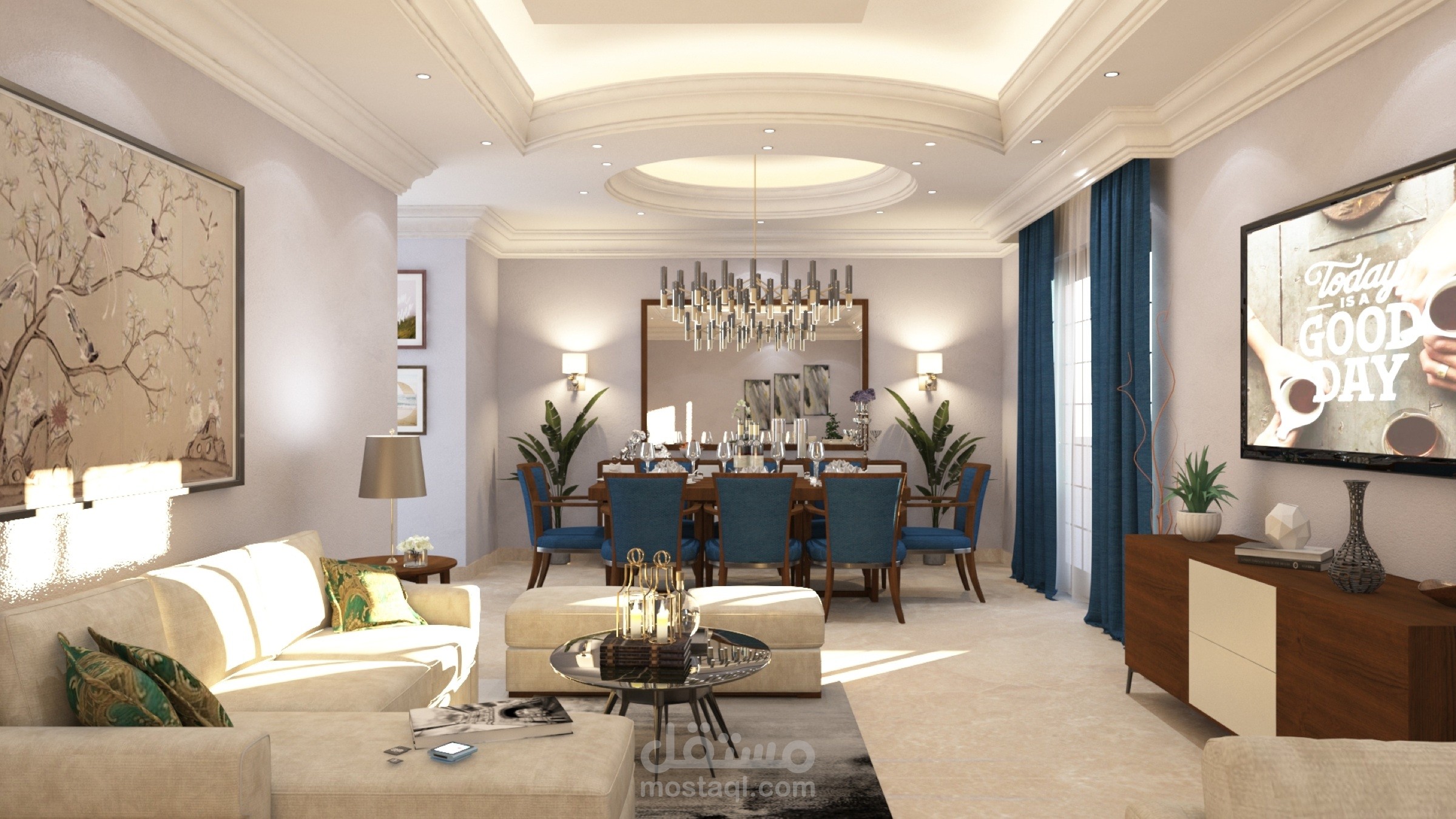 Reception and Dinng room