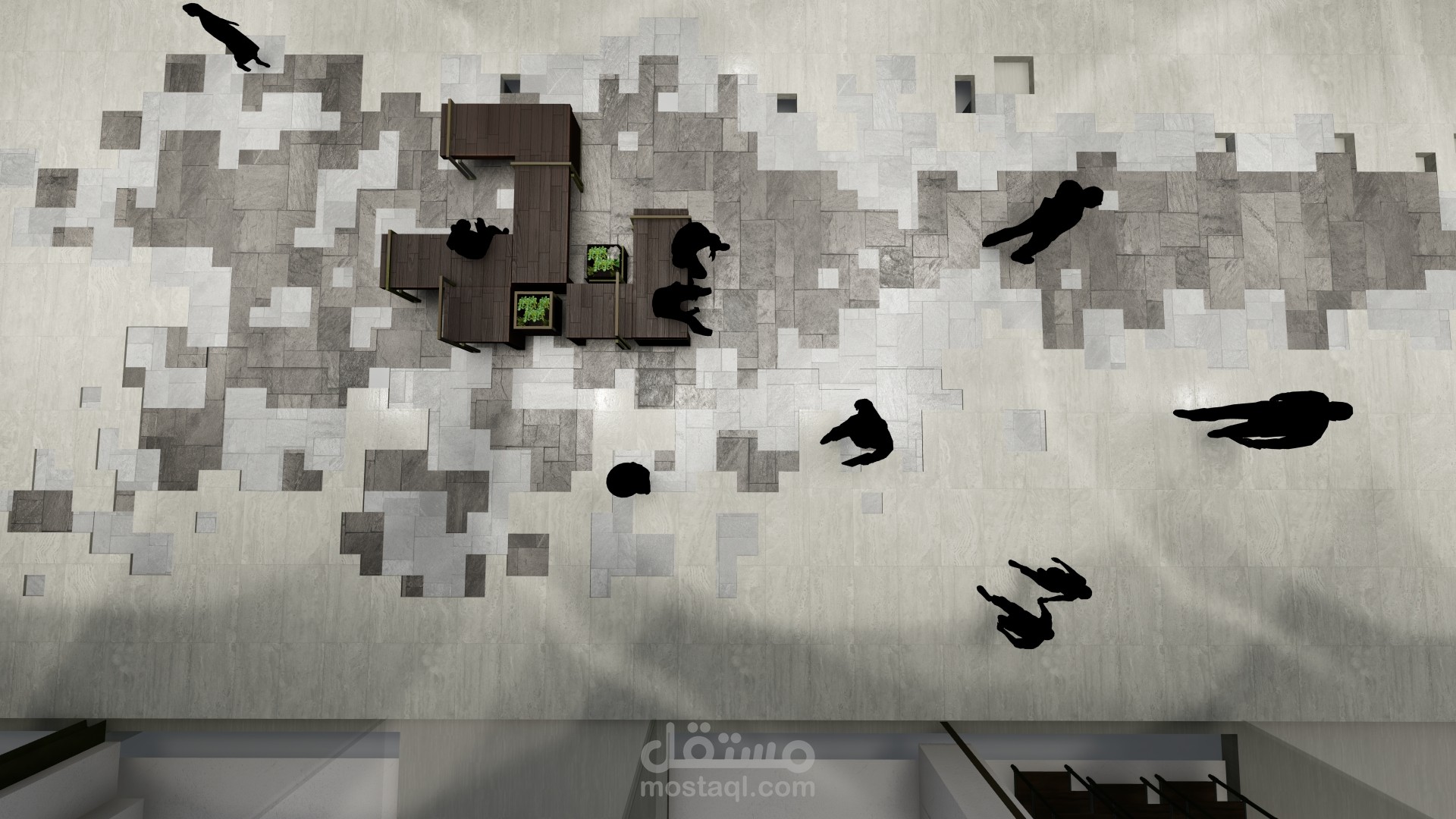 تصميم ارضيه مول تجاري بدمنهور