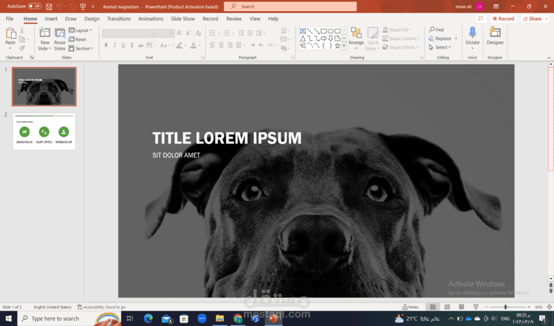 القيام بملف باوربوينتpowerpoint متميز يجذب المشاهدين ومتناسق