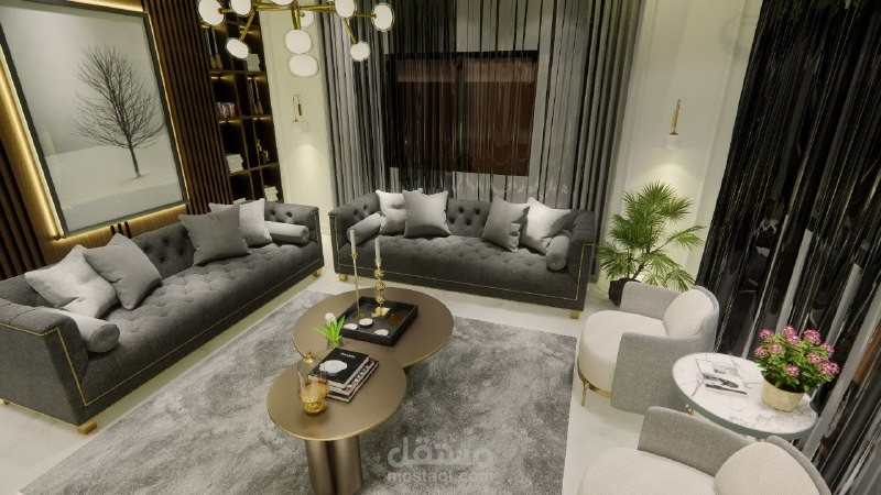 تصميم غرفة معيشة