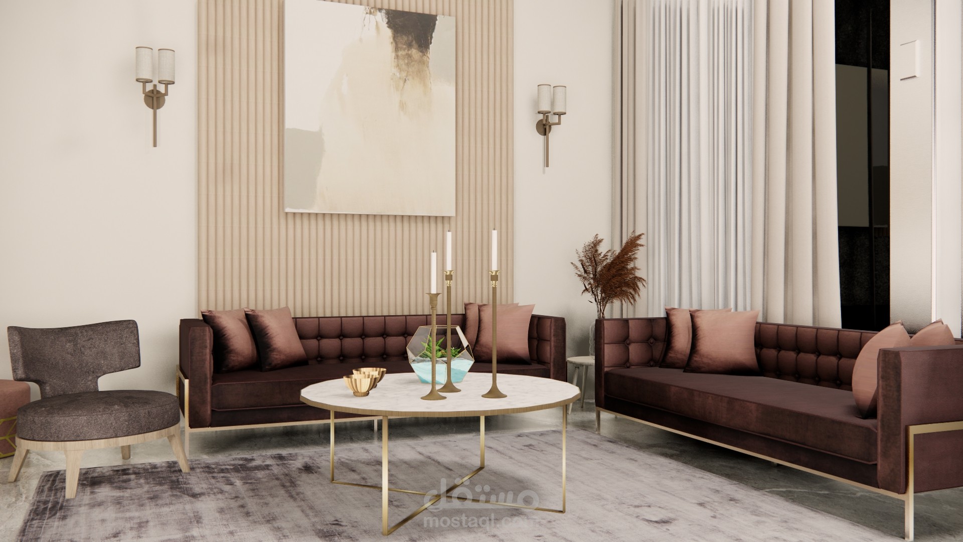 تصميم غرفة معيشة