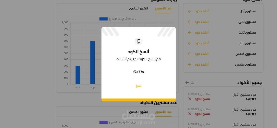 مشروع لأكاديمية تعليم الاطفال