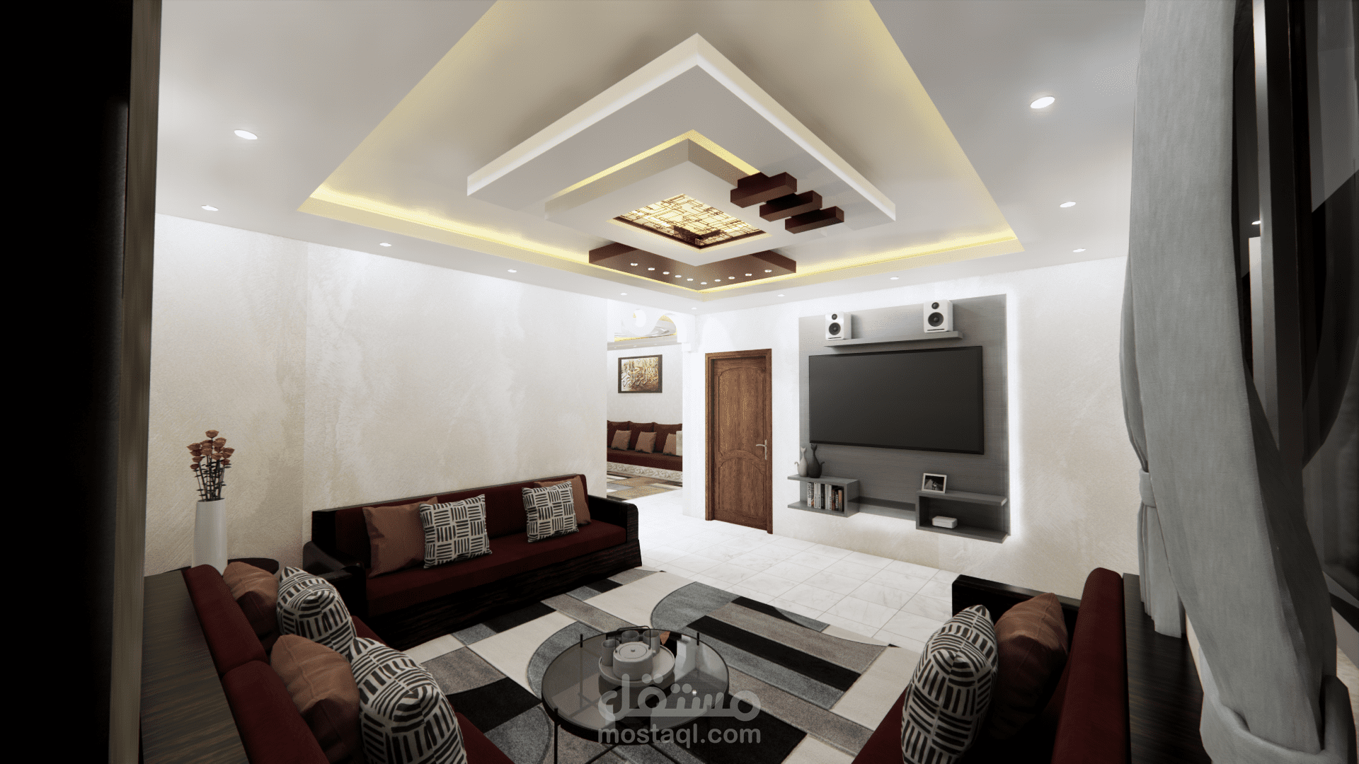 تصميم لشقة بالمغرب