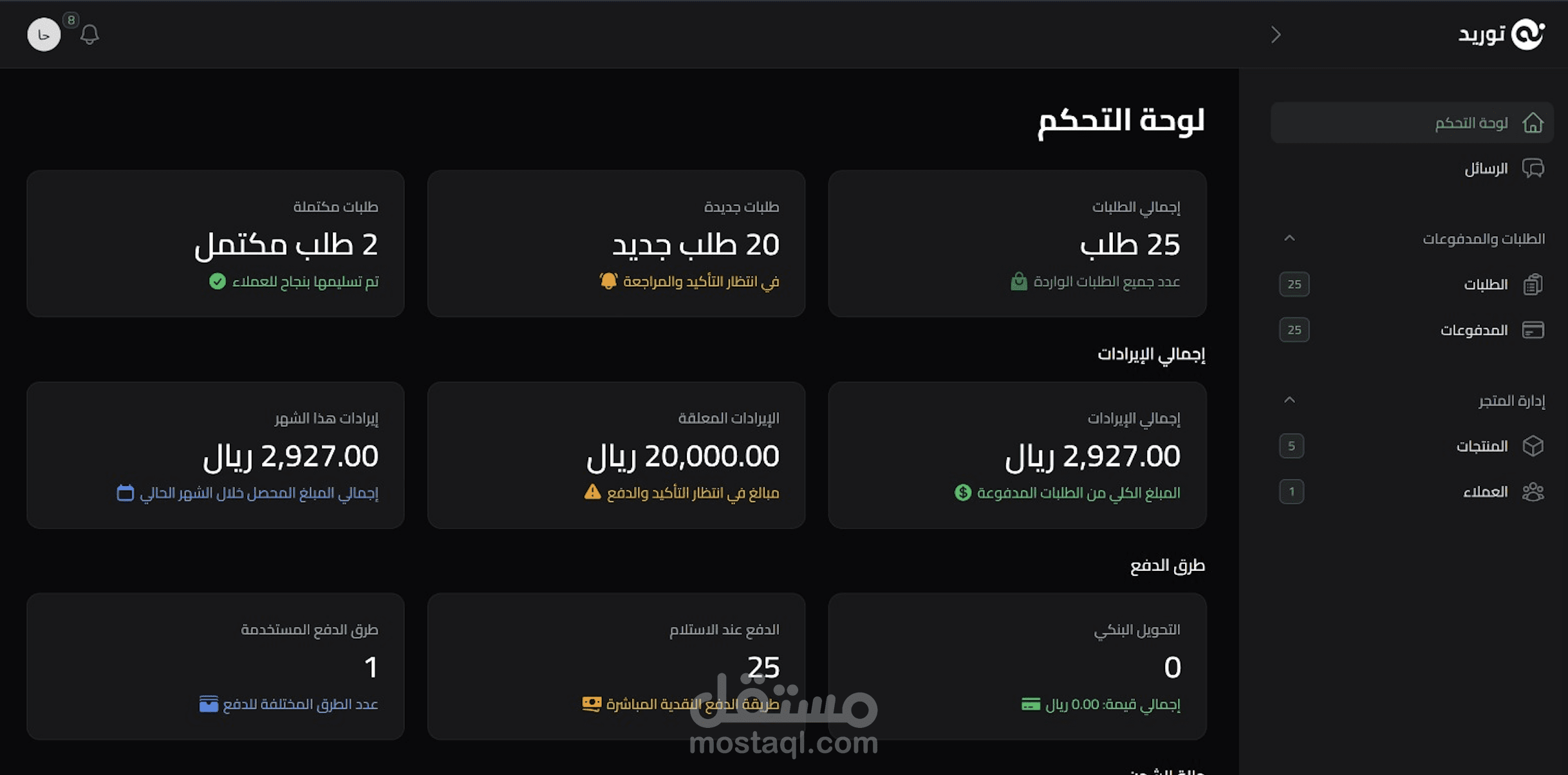 Tawreed | توريد - نظام Marketplace سعودي B2B لربط الموردين بالشركات