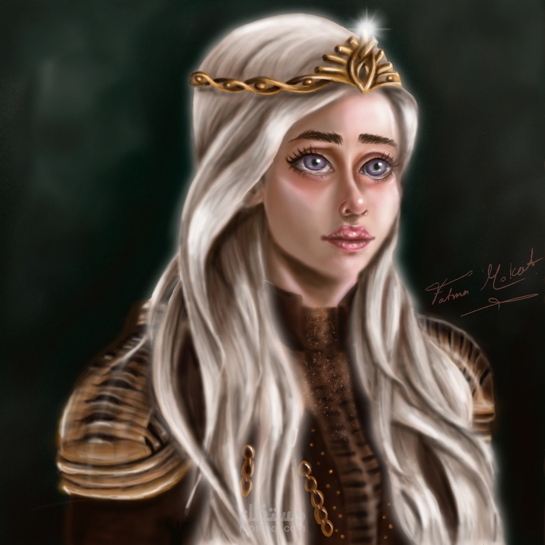 Girl digital illustration