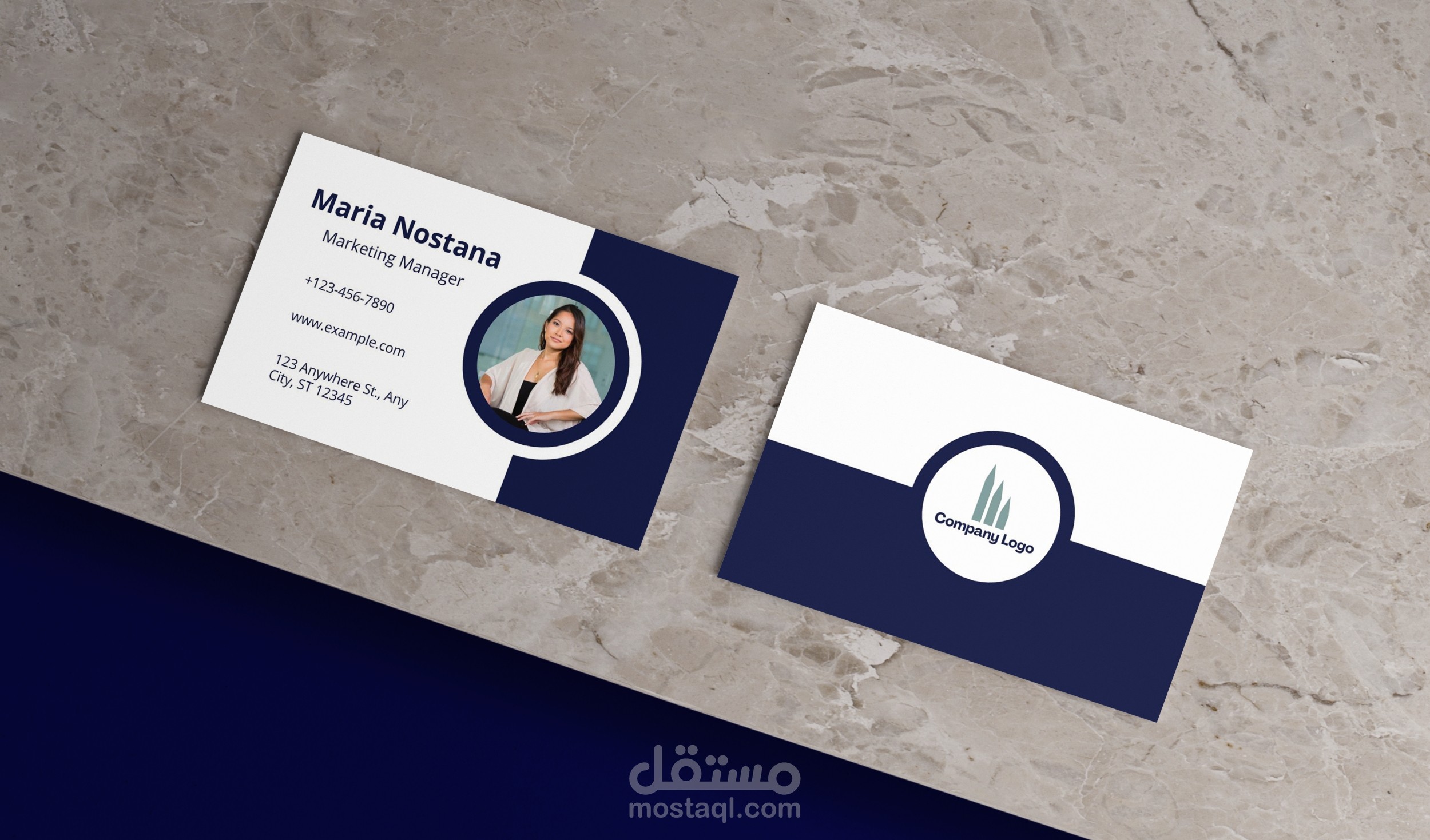 تصميم بطاقة عمل