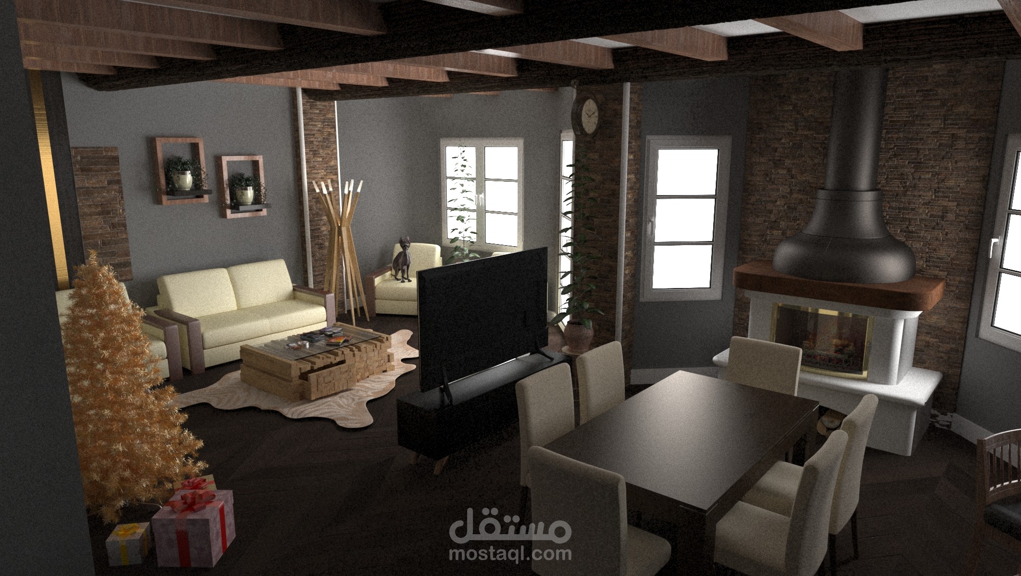 تصميم شقة سكنية