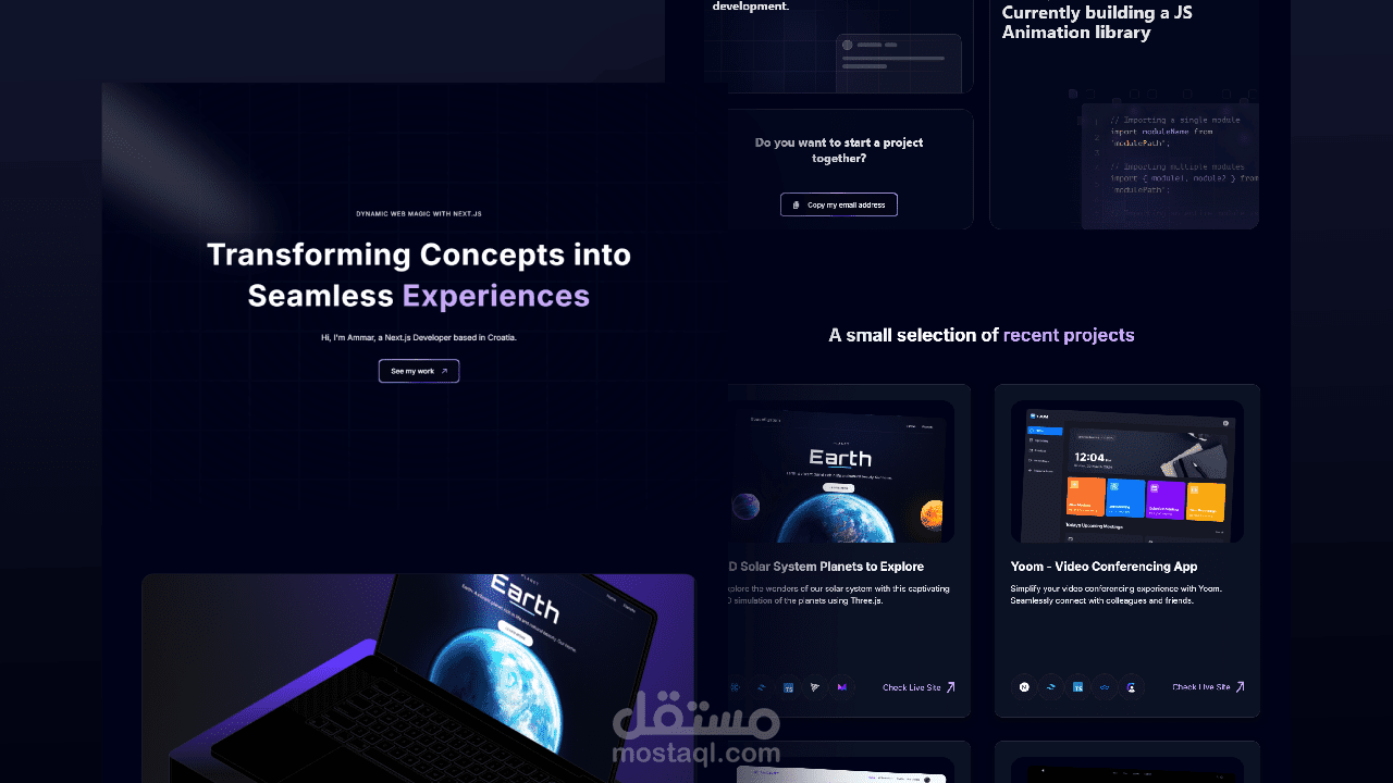 Portfolio website