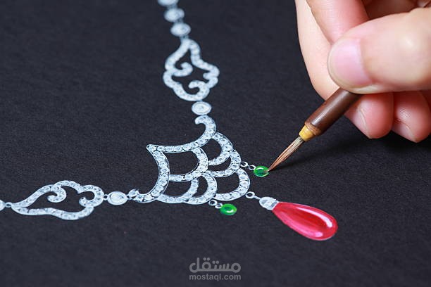 محتوى خاص بمنصة لتعليم تصميم المجوهرات