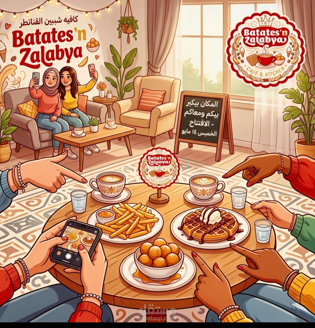 إطلاق وتطوير الهوية الرقمية لبراند Batates 'n Zalabya وتحقيق نمو