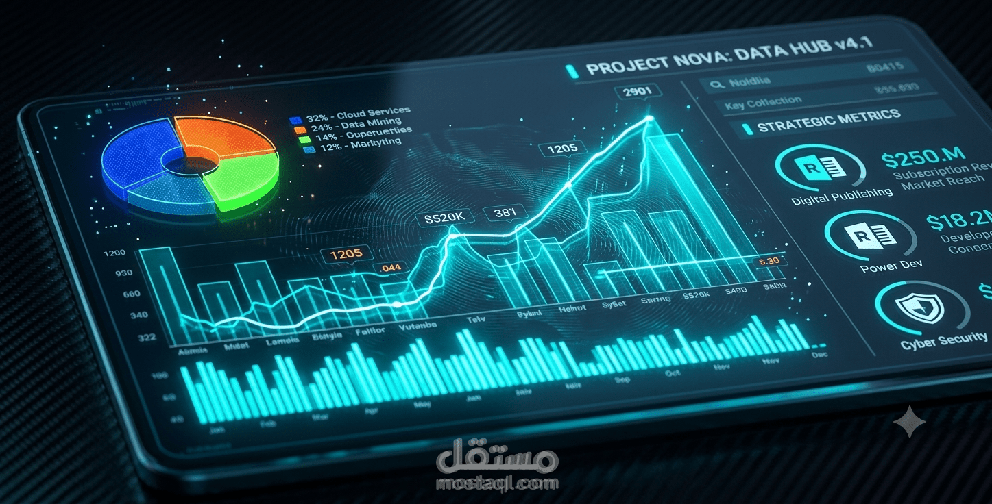 تصميم لوحة تحكم تفاعلية (Dashboard) لتحليل بيانات المبيعات (GTX Sales)