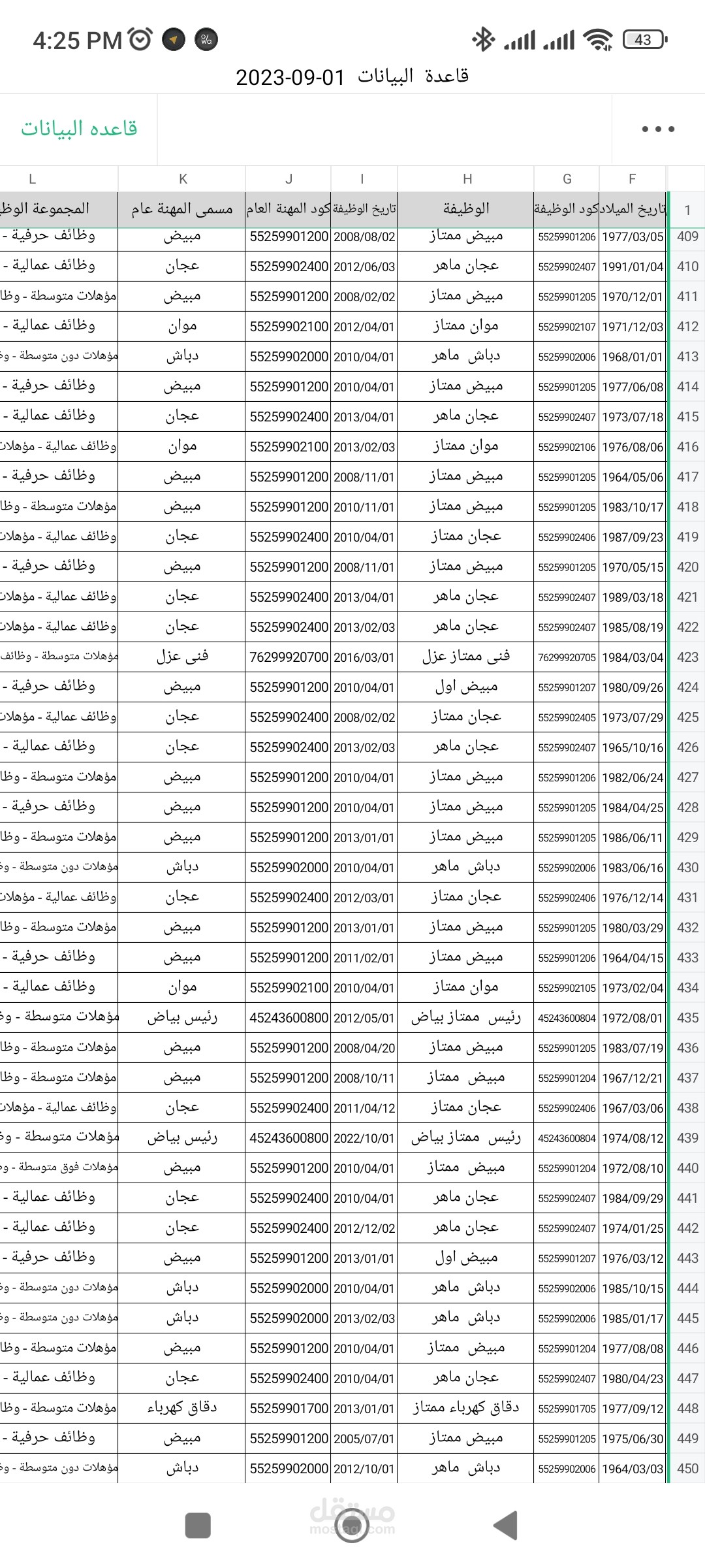 قاعدة بيانات
