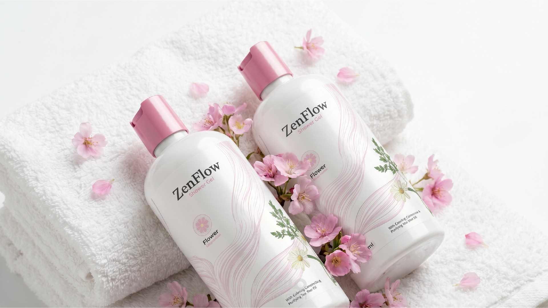 Shower Gel Packaging Design | Zenflow Healing Pharam