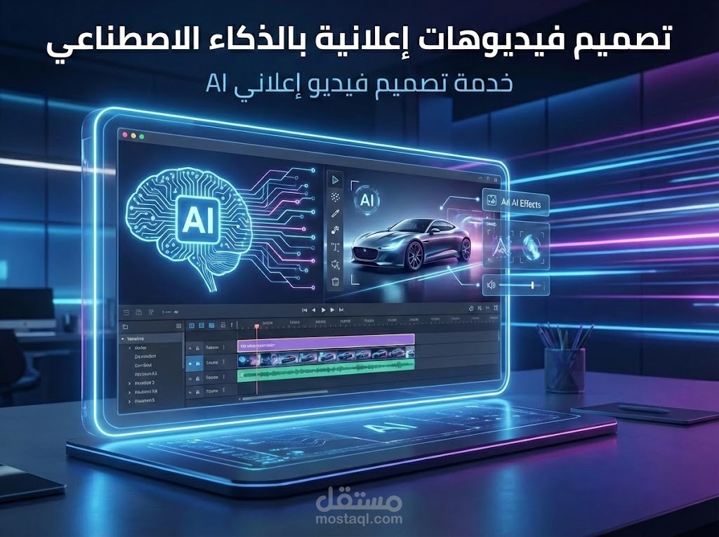 تصميم فيديو اعلانى خاص بمنتجك او مكانك باستخدام ال AI
