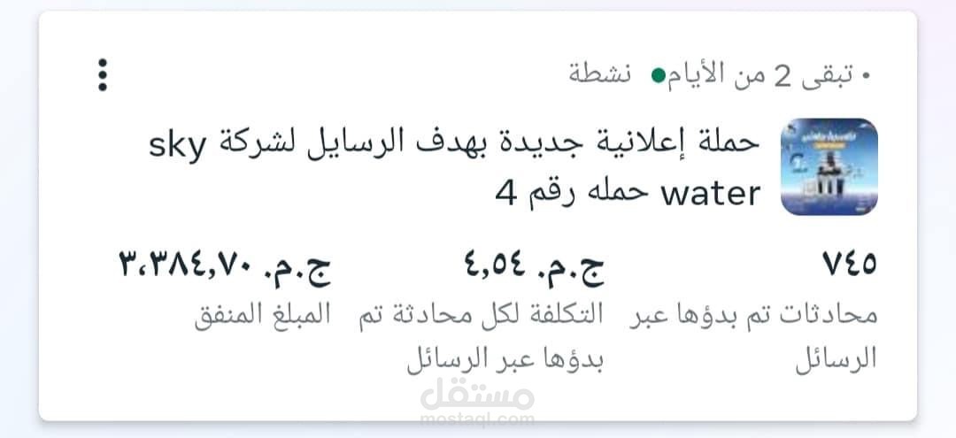 ادارة حملات اعلانية