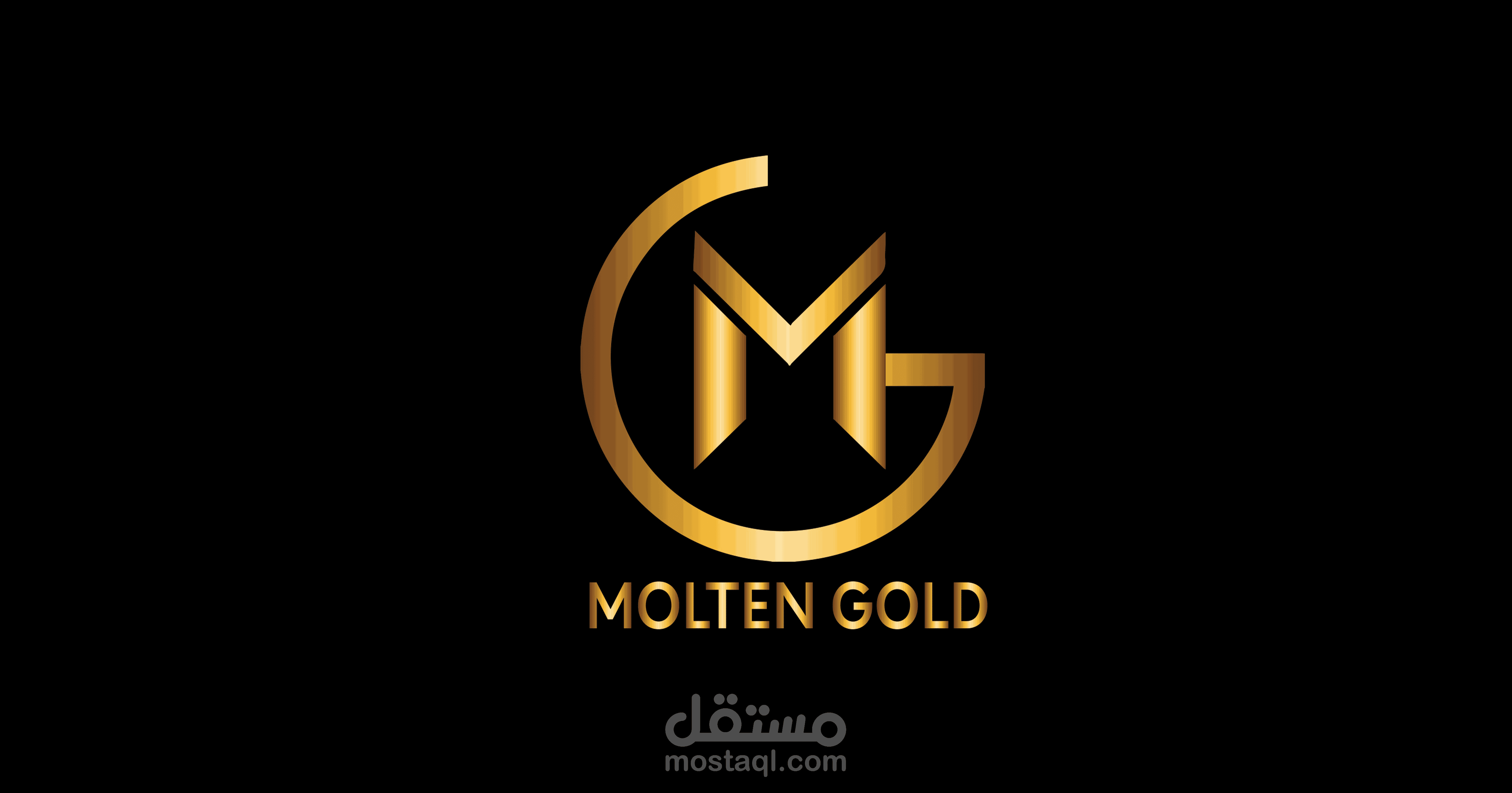 الهوية البصرية لشركة Molten Gold