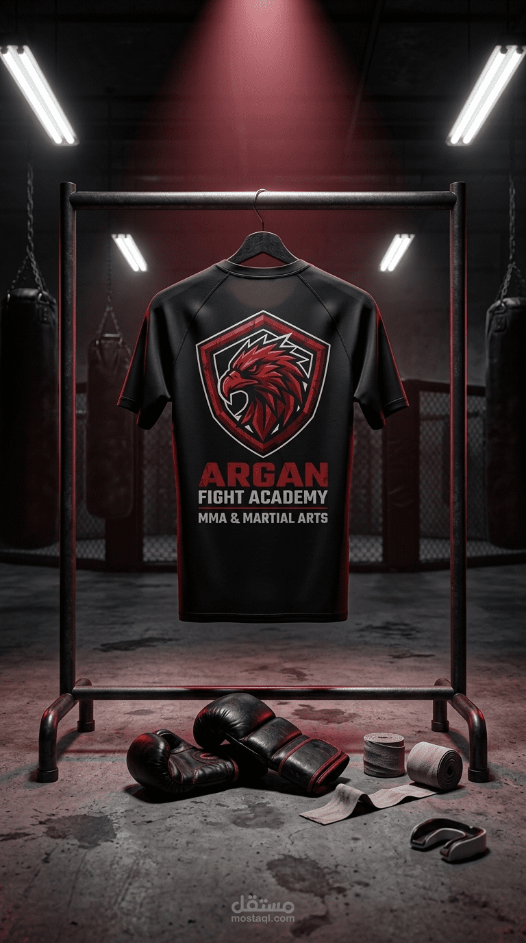 تصميم هوية بصرية لأكاديمية فنون قتالية — Argan Fight Academy