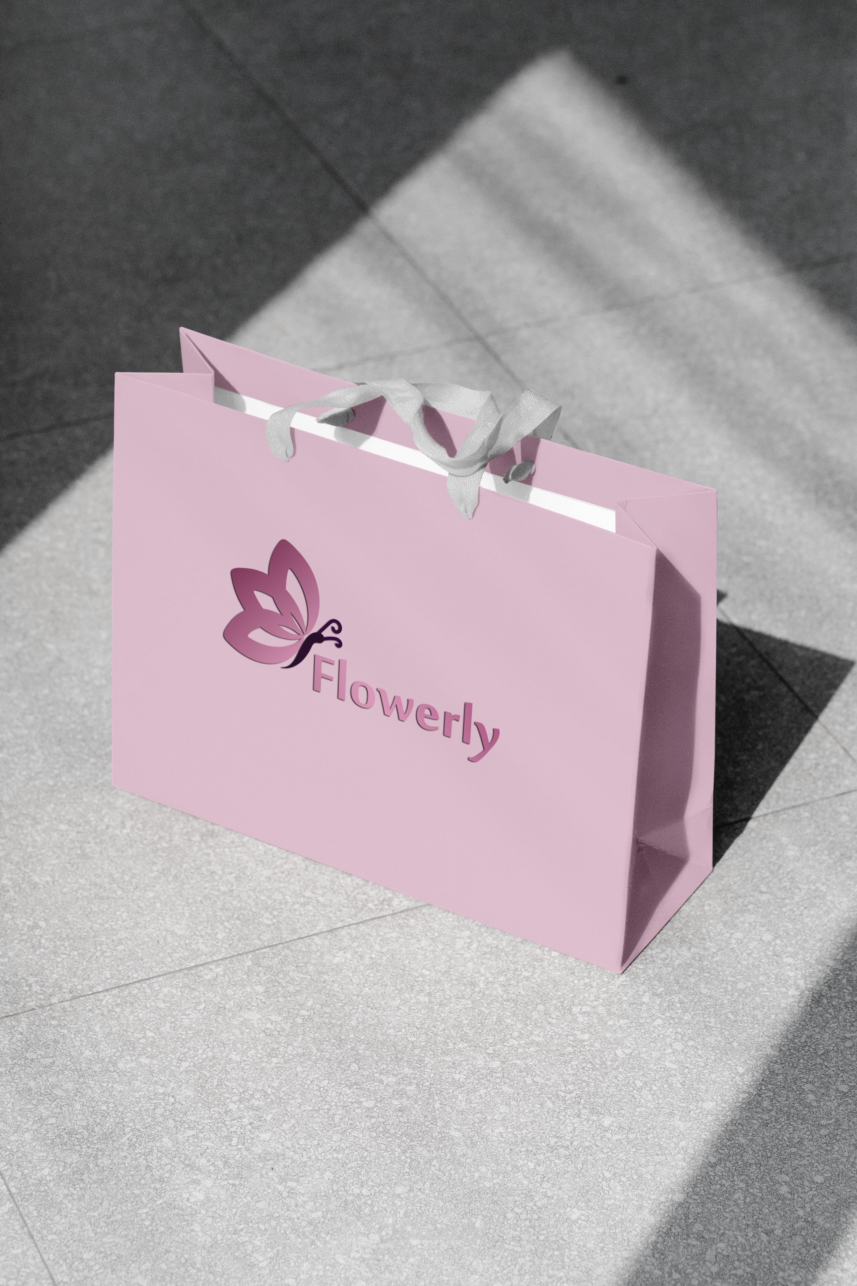 Flowerly logo design